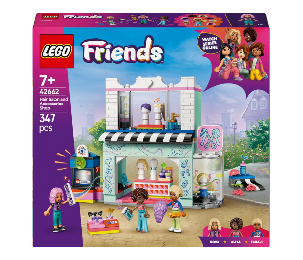 LEGO Friends 42662 Salon fryzjerski i sklep z ozdobami - 1284217 - zdjęcie